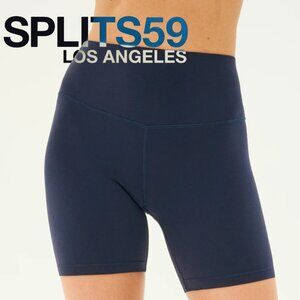 Splits59 Airweight High Waist Biker Shorts – Navy XS